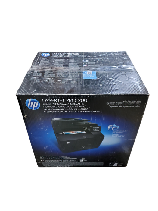 New Open Box - HP LaserJet Pro 200 Color MFP M276nw Wireless Printer CF145A