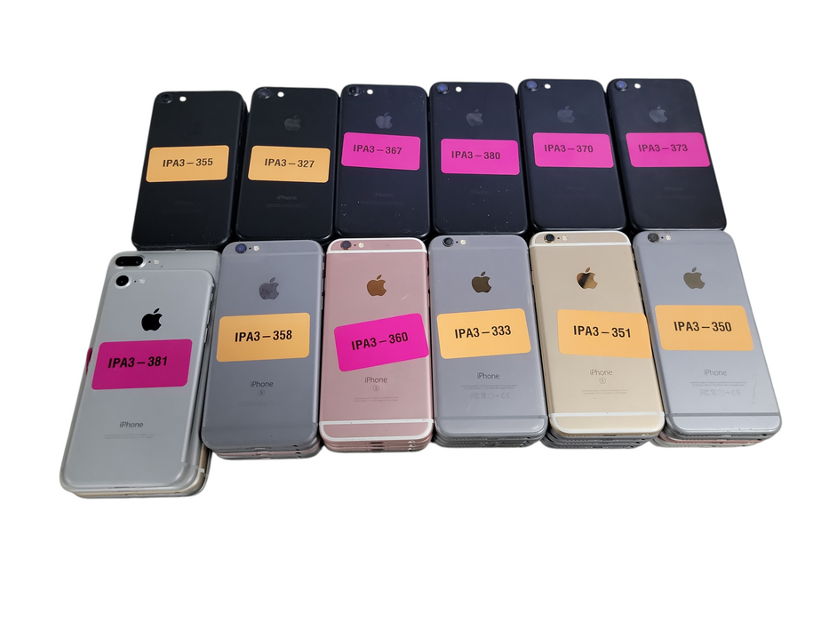 Lot of 60x Apple iPhone 6/7 [A15xx to A17xx | B Condition][IPA3-5]