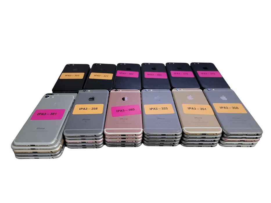 Lot of 60x Apple iPhone 6/7 [A15xx to A17xx | B Condition][IPA3-5]