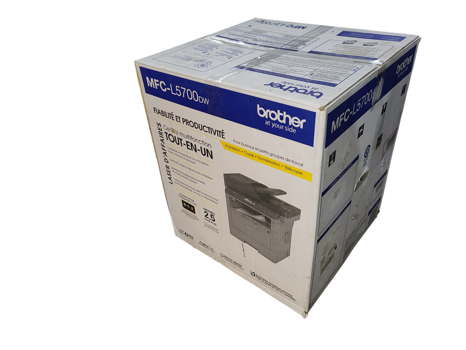 Brother MFC-L5700DW All-In-One Wireless Laser Printer Open box No Toners