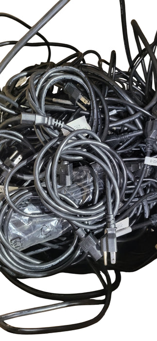 Lot of 87 x Standard Desktop PC Power Cords 6-10ft