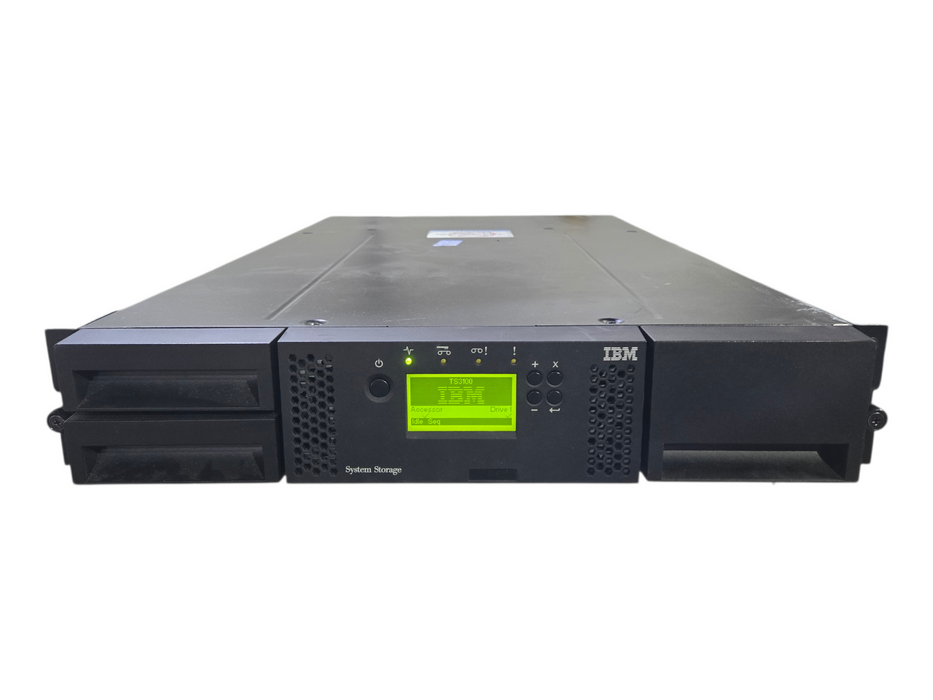 IBM 3573-L2U TS3100 Tape Library w/ IBM LTO 5 FH Fibre Channel Tape Drive