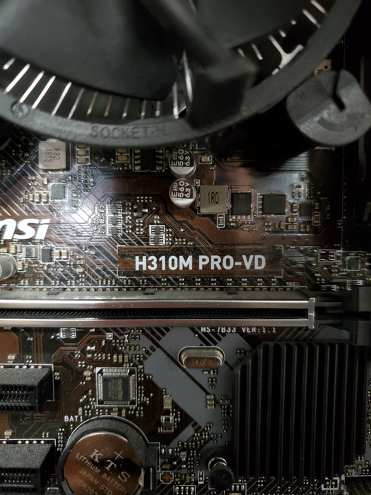 Custom PC | MSI H310M PRO-VD, Core i7-8700, 16GB DDR4, 500w PSU - No HDD