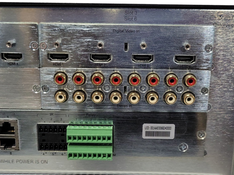 Savant SSP-1200-11 REV 14 Smart Media Pro Matrix Audio & Video Matrix Switch  _