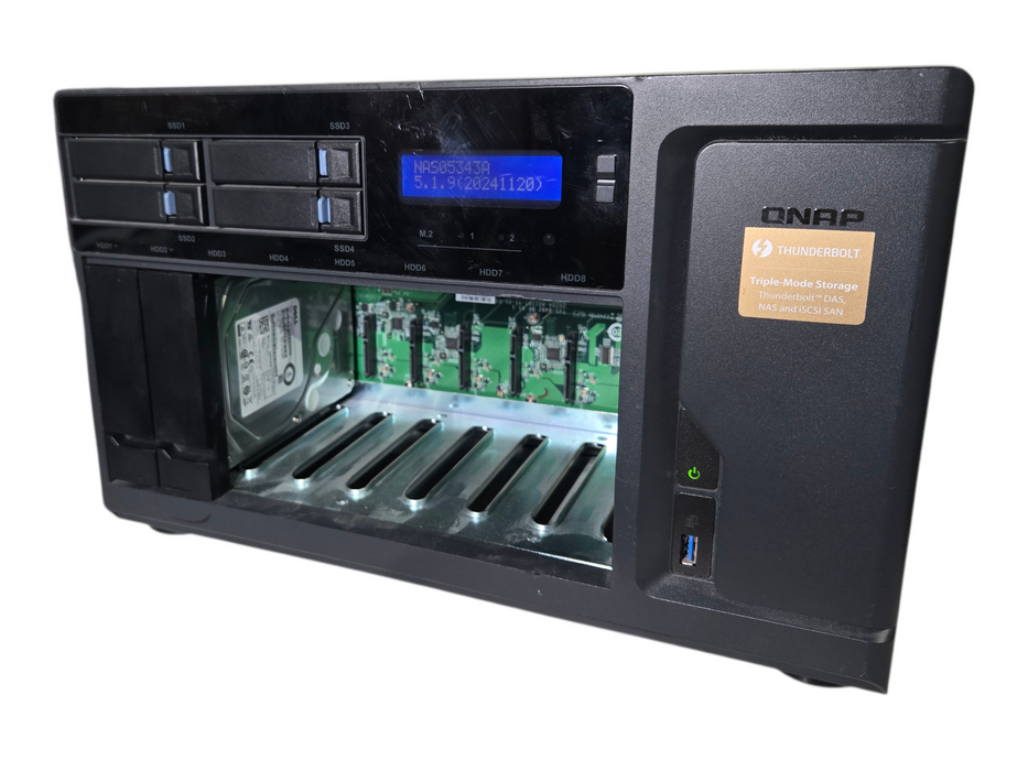 QNAP TVS-1282T 12-Bay NAS (TB2) w/ 2x 4TB HDDs