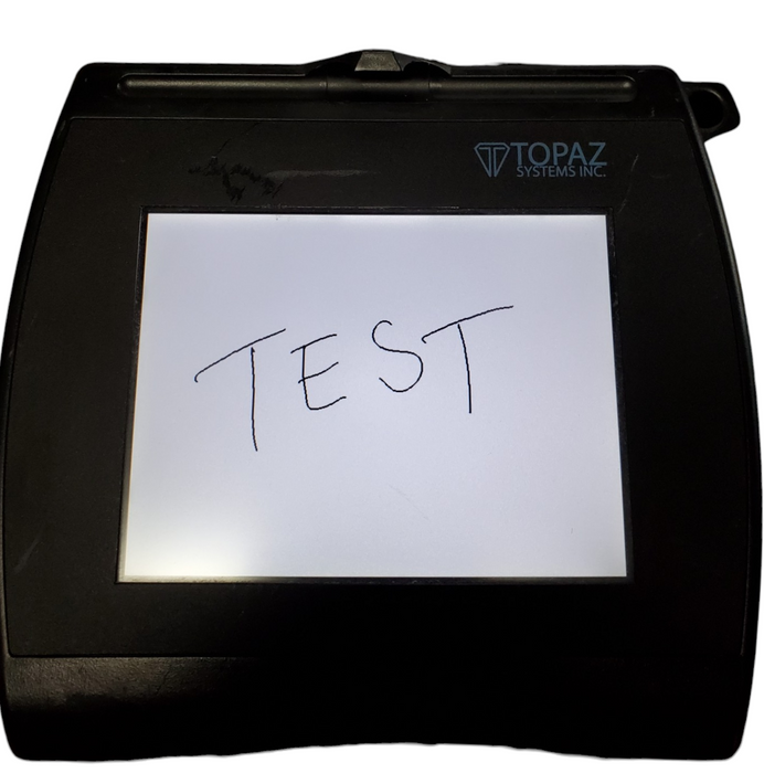 Topaz SigGem Color 5.7 Signature Pad T-LBK57GC-BHSB-R
