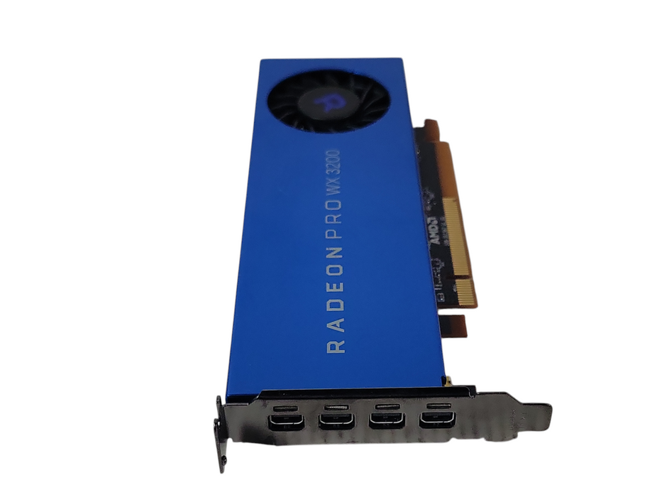 AMD Radeon PRO WX3200 4GB GDDR5 Graphics card, 4x Mini DP, LP bracket