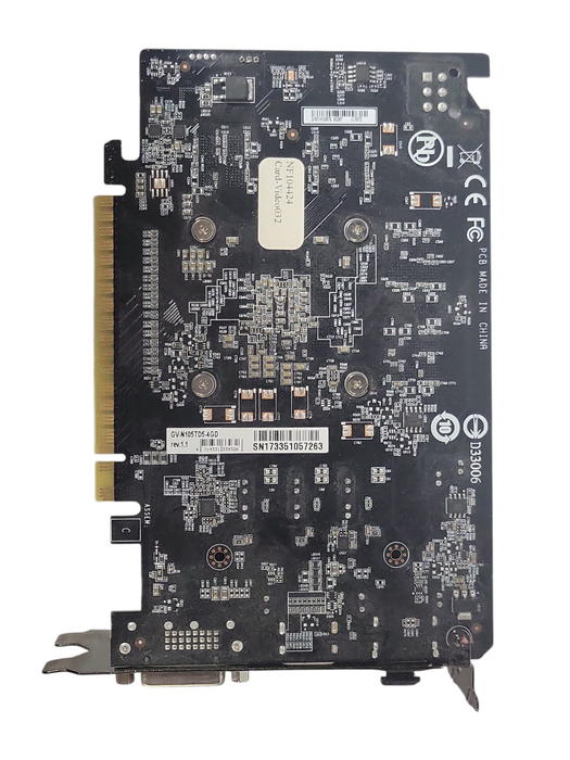 Gigabyte GeForce GTX 1050 Ti GV-N105TD5-4GD 4GB GDDR5 Graphics card
