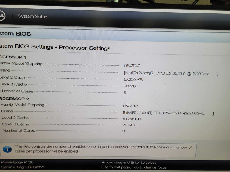Dell PowerEdge R720 - 2x E5-2650 0 | 256GB RAM | NO HDD | PERC H710 Mini %