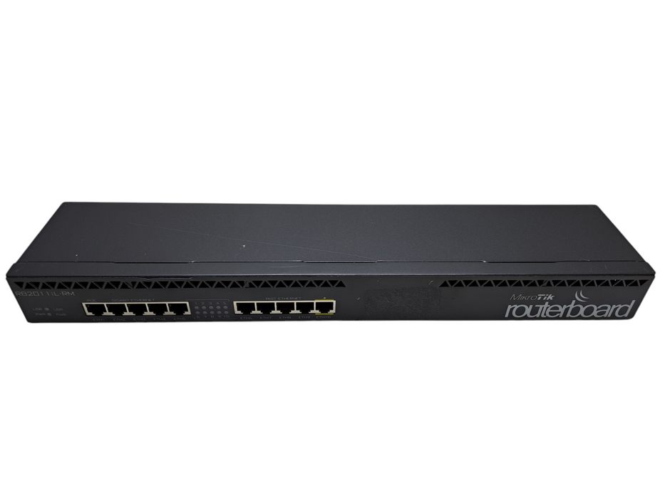 MikroTik RB2011iL-RM 10-Port Fast/Gigabit Ethernet Router