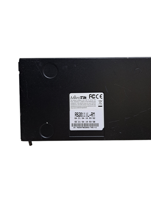 MikroTik RB2011iL-RM 10-Port Fast/Gigabit Ethernet Router