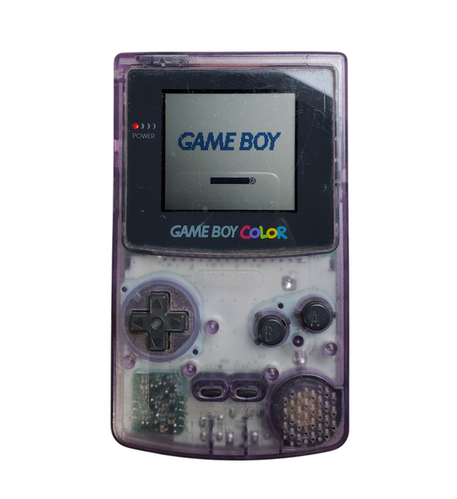 Nintendo Game Boy Color Atomic Purple Console - No Battery Cover