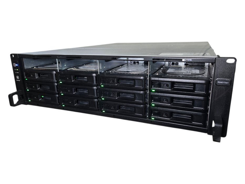 SYNOLOGY RS4017XS 16 Bays Server RackStation 3U w/ 64GB RAM & 12x2TB HDDs