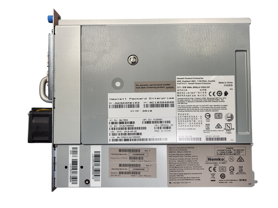 HP UPG KIT MSL LTO7 SAS DRIVE HP N7P37A 834168-001 38L7559