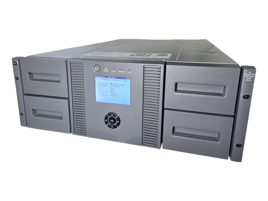HPE StorageWorks MSL4048 Tape Library 2x LTO 5 Drives, READ