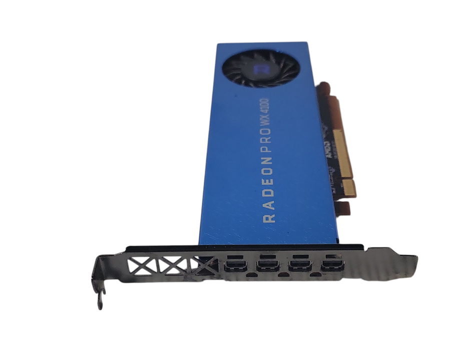 AMD radeon pro WX4100 4GB GDDR5 4x Mini DP Graphics card, FH Bracket