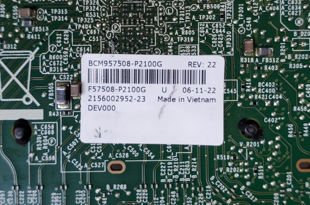 Broadcom BCM957508-P2100G 2x 100G QSFP56 PCIe Network Adapter