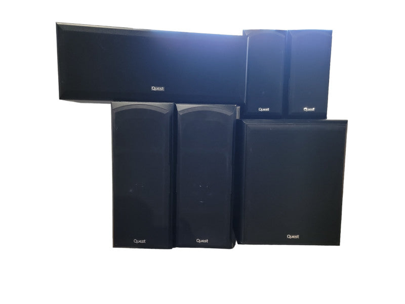 Quest Sound System set with 1x QS10 Subwoofer 2x Q610 2x Q510 and 1x Q3.6C
