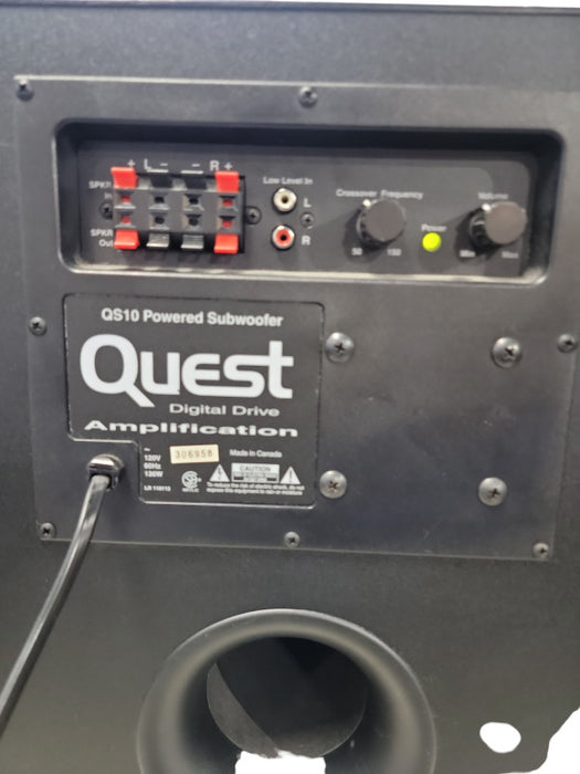 Quest Sound System set with 1x QS10 Subwoofer 2x Q610 2x Q510 and 1x Q3.6C