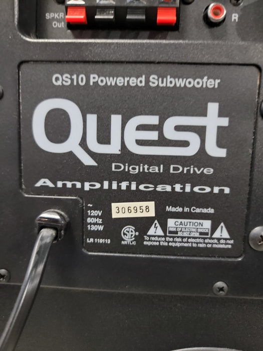 Quest Sound System set with 1x QS10 Subwoofer 2x Q610 2x Q510 and 1x Q3.6C