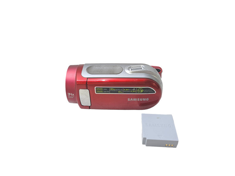 Samsung SC-MX20R/XAC RED 34x Video Camera Camcorder *READ*
