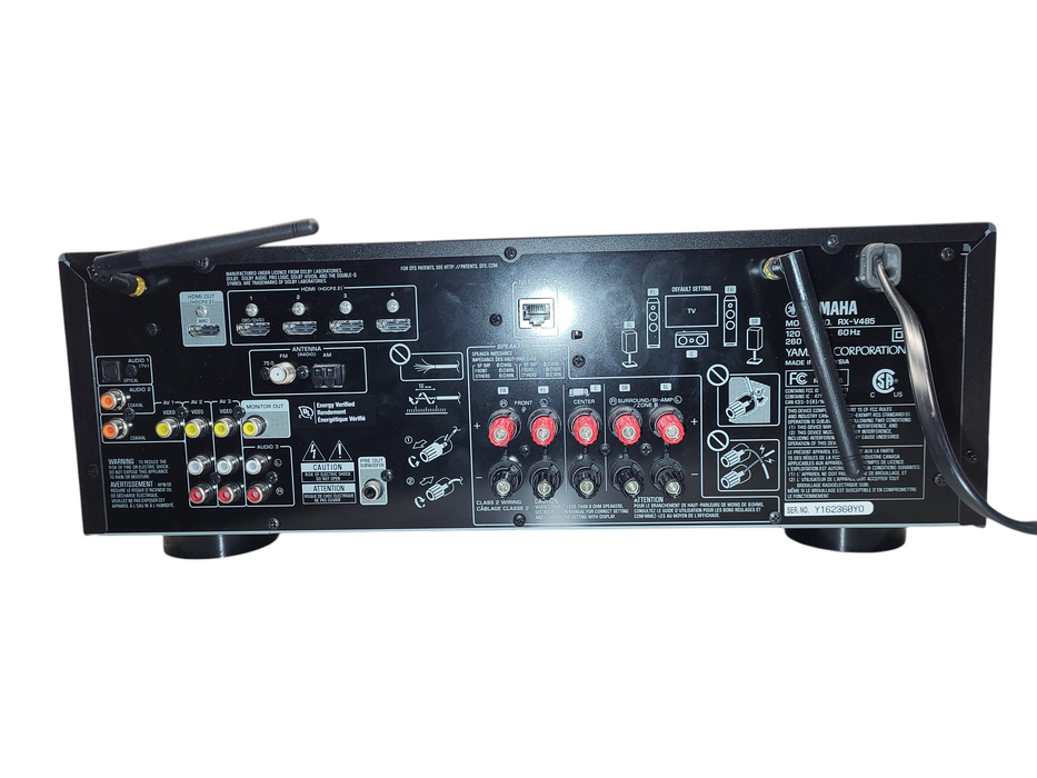 Yamaha RX-V485 5.1-Channel Stereo Receiver WiFi Bluetooth HDMI RXV485 READ