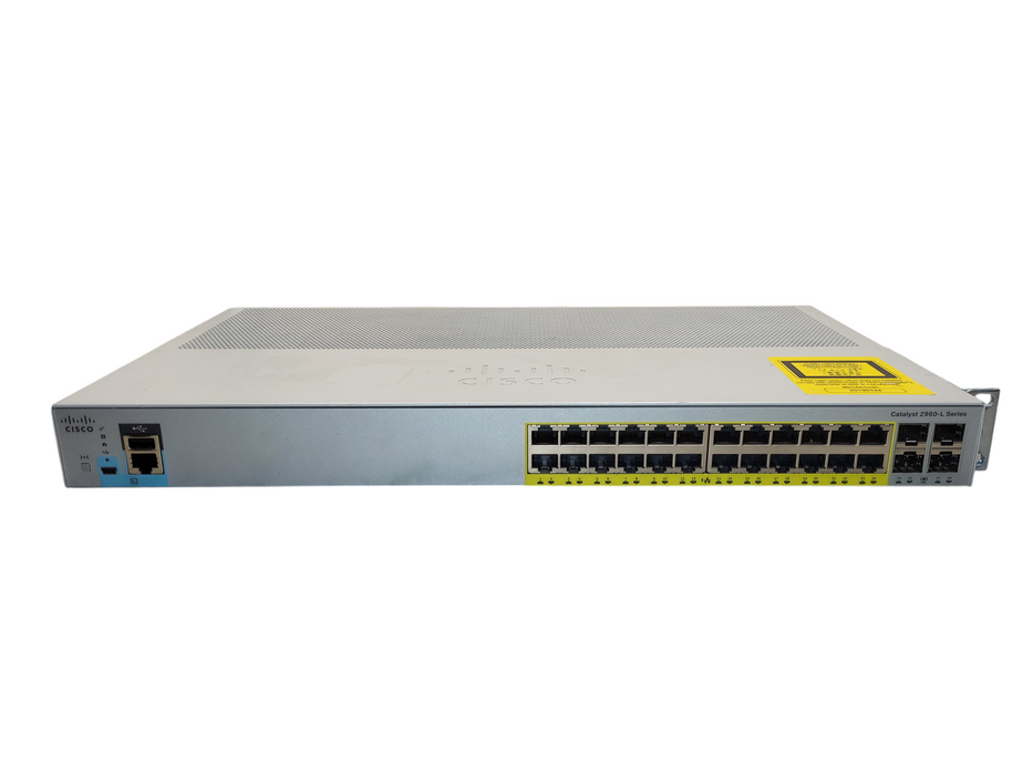 Cisco WS-C2960L-24PS-LL Catalyst 2960L 24 port GigE with PoE 4 x 1G SFP LAN Lite
