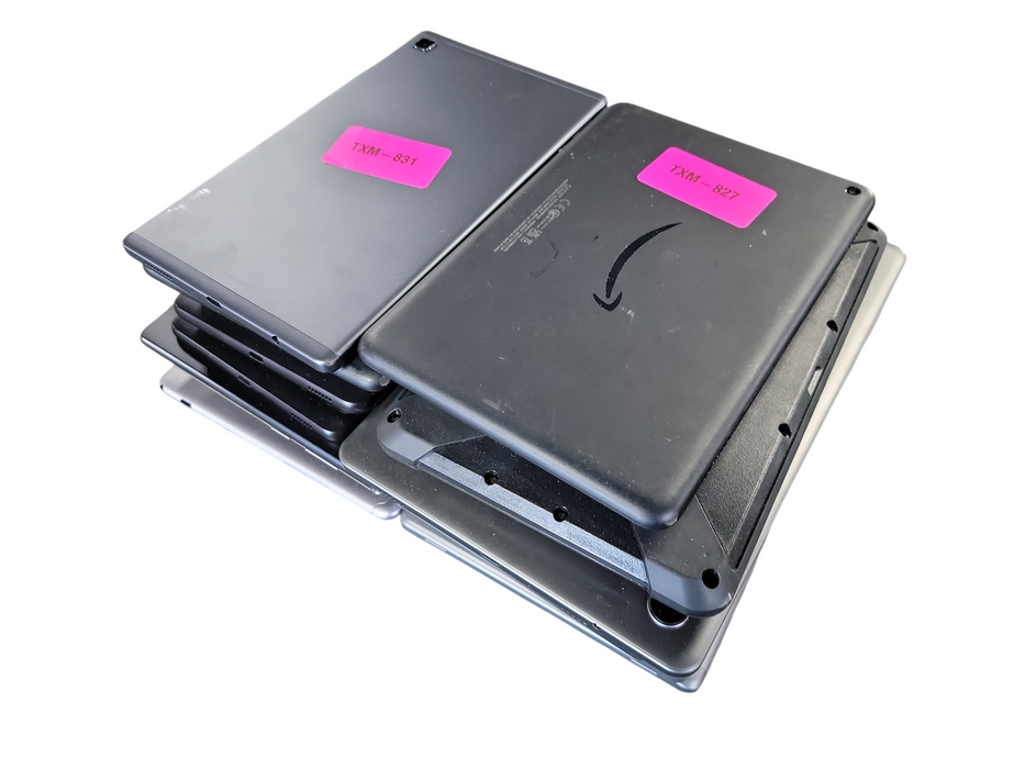 Lot of 22x Android Tablets [Samsung / Amazon / Lenovo | B Condition][TXM-24]