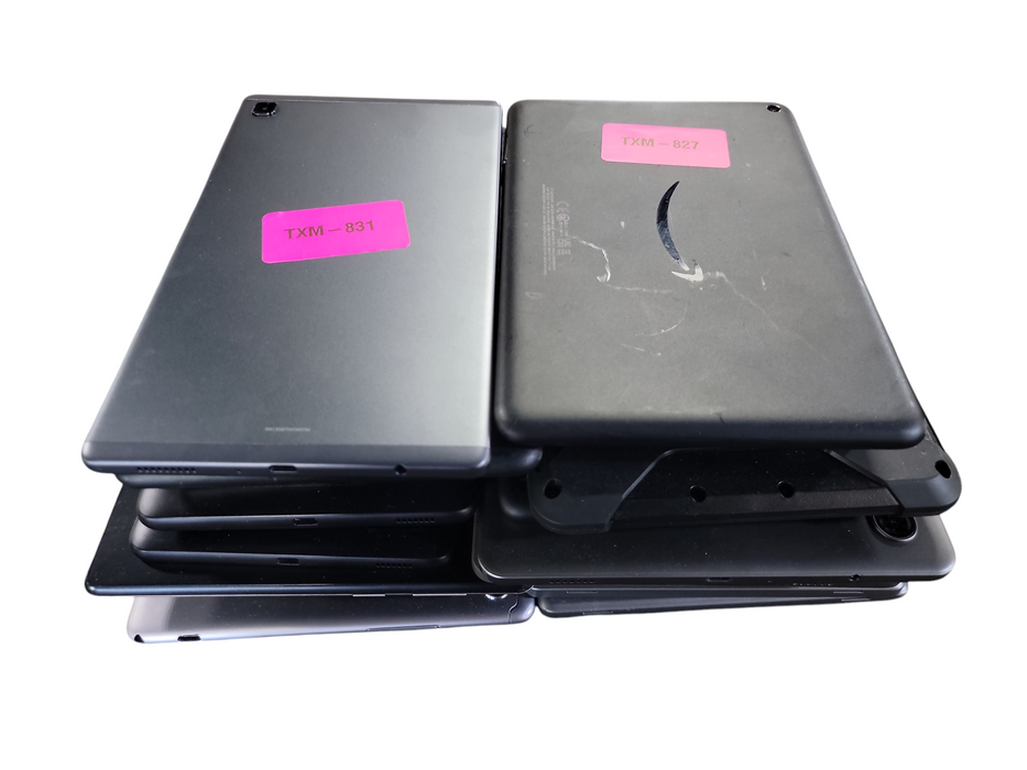 Lot of 22x Android Tablets [Samsung / Amazon / Lenovo | B Condition][TXM-24]