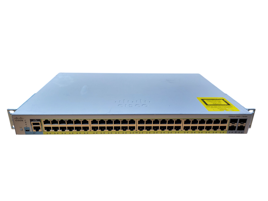 Cisco WS-C2960L-48PS-LL Catalyst 48-Port Gigabit PoE+ Switch 4x SFP
