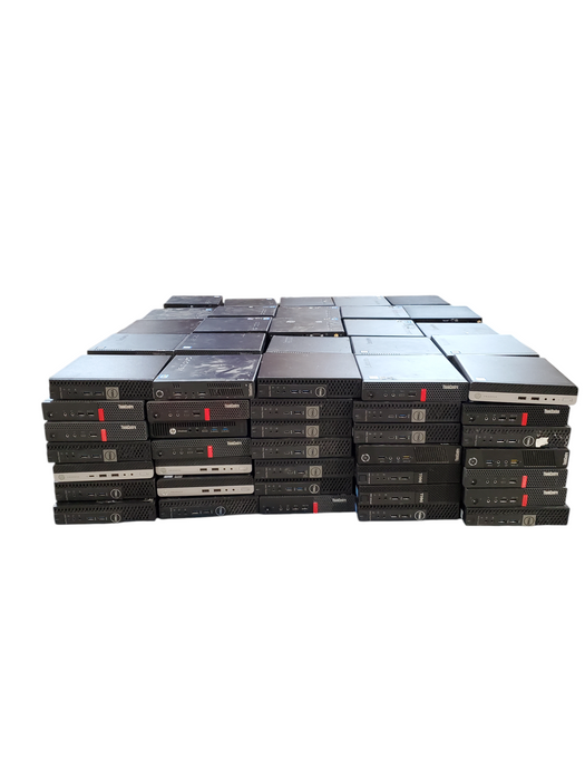 Lot of 200x 2nd-8th Gen i-series USFF Desktops HP, Lenovo, Dell (USFF28-P3)