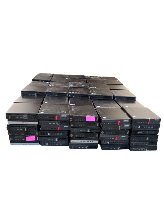 Lot of 200x 2nd-8th Gen i-series USFF Desktops HP, Lenovo, Dell (USFF28-P3)