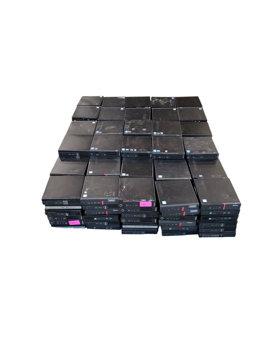 Lot of 200x 2nd-8th Gen i-series USFF Desktops HP, Lenovo, Dell (USFF28-P3)
