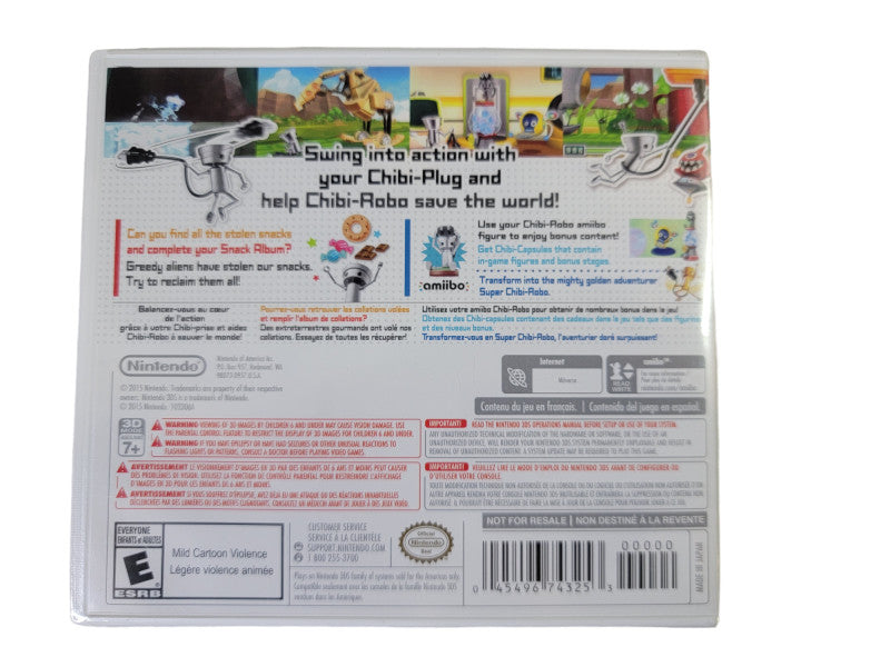 Chibi Robot Zip Lash 3DS Game unopened  Î²