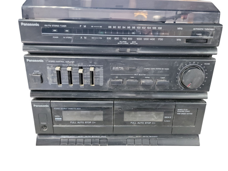 Panasonic SG-HM09A Record Phono And Radio with Panasonic SB-ZT09B Speakers