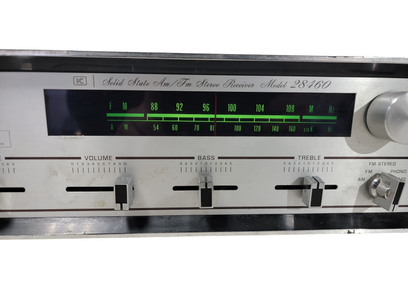 Vintage SEARS Electronics Solid State Am/Fm Stereo Receiver Model 28460| Made in Japan