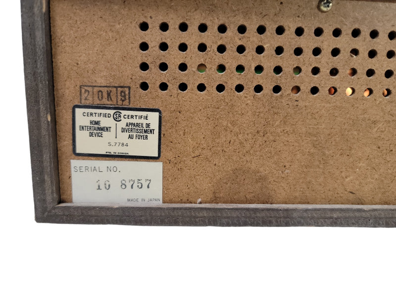 Vintage SEARS Electronics Solid State Am/Fm Stereo Receiver Model 28460| Made in Japan