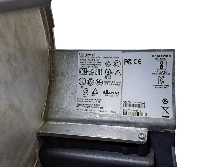 Honeywell PM43 Industrial Thermal Label Printer | PM43A1100000020