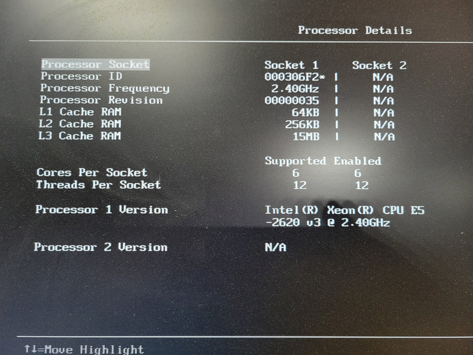 Lenovo System X3550 -  Xeon E5-2620 v3 @ 2.4, 16GB DDR4, Avago Megaraid - No HDD