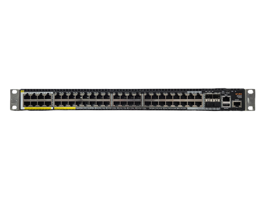HPE Aruba 2930M JL323A 48-Port Smart Rate PoE+ Switch