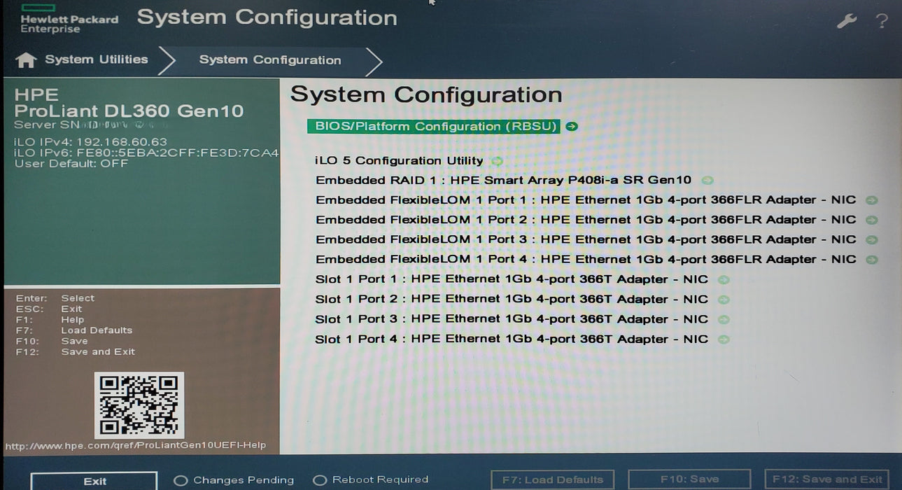 HP ProLiant DL360 Gen10 - 1x Xeon Gold 5217, 64GB DDR4, P408i-a - No HDD