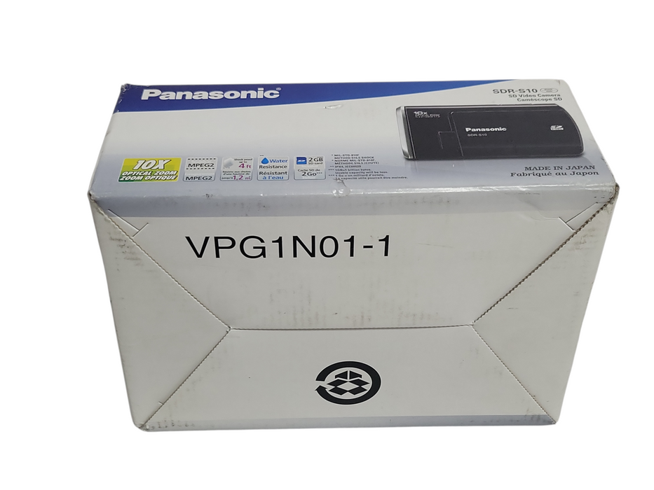 Panasonic SDR-S10 Handheld Digital Camcorder w/ battery and charger, no SD Card