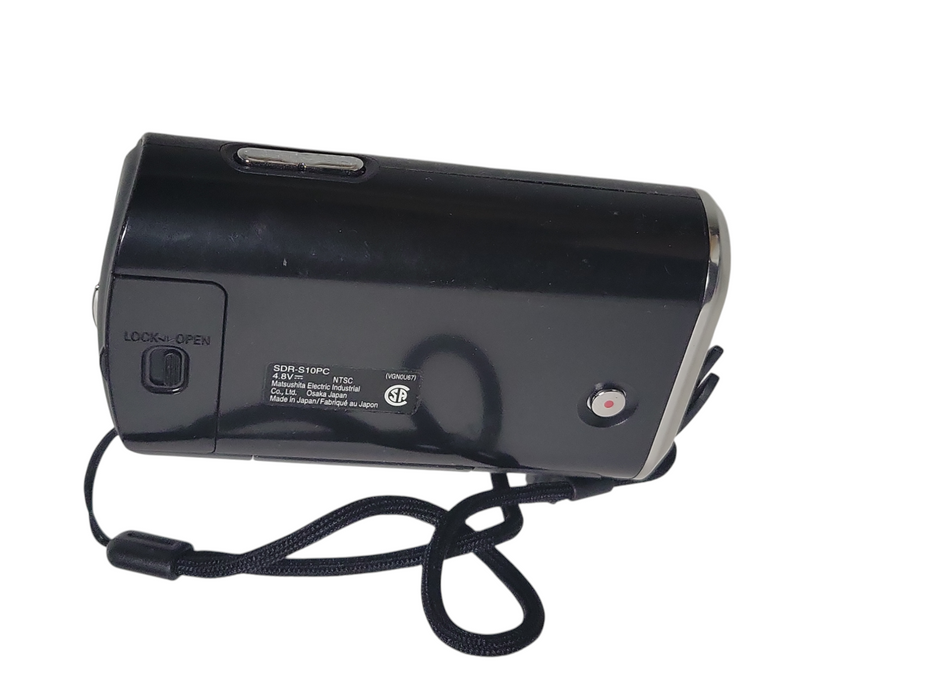 Panasonic SDR-S10 Handheld Digital Camcorder w/ battery and charger, no SD Card