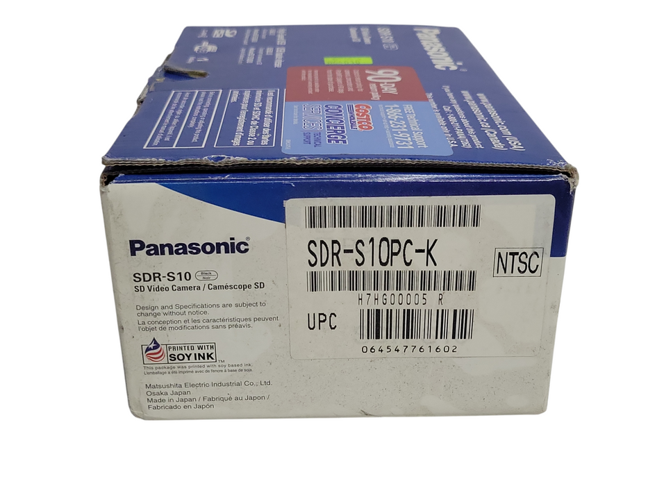 Panasonic SDR-S10 Handheld Digital Camcorder w/ battery and charger, no SD Card