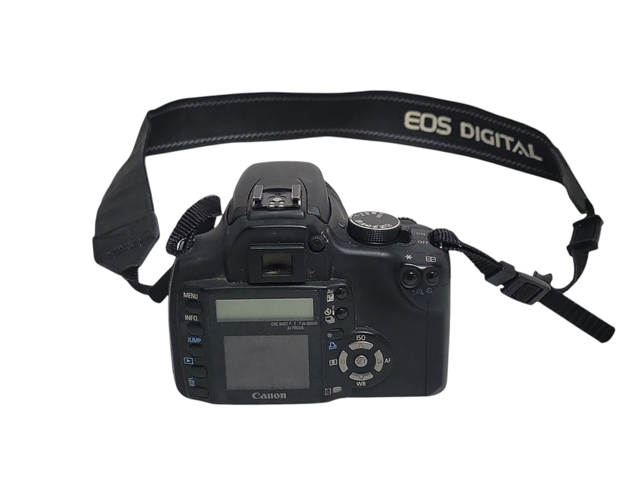 CANON EOS Digital Rebel XT DS126071 Camera w/ Zoom Lens EF-S 18-55mm, Read