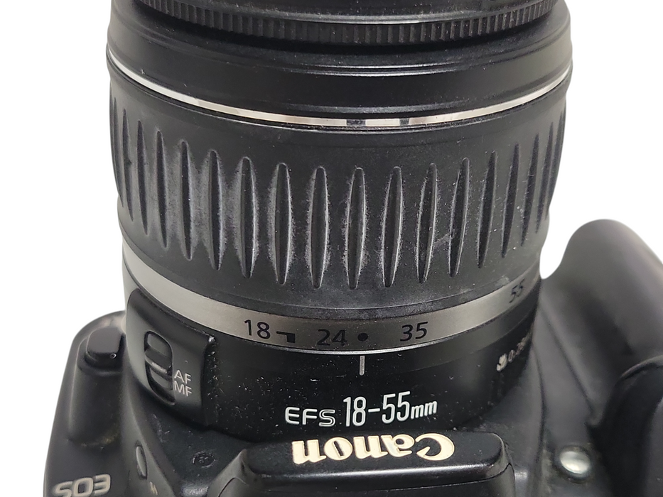 CANON EOS Digital Rebel XT DS126071 Camera w/ Zoom Lens EF-S 18-55mm, Read
