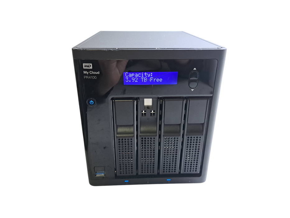 WD My Cloud PR4100 4-Bay NAS Network Attached Storage w/ 2x 2TB HDD *READ*