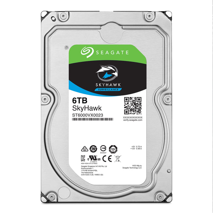 SEAGATE ST6000VX**** 6TB Surveillance 3.5" HDD