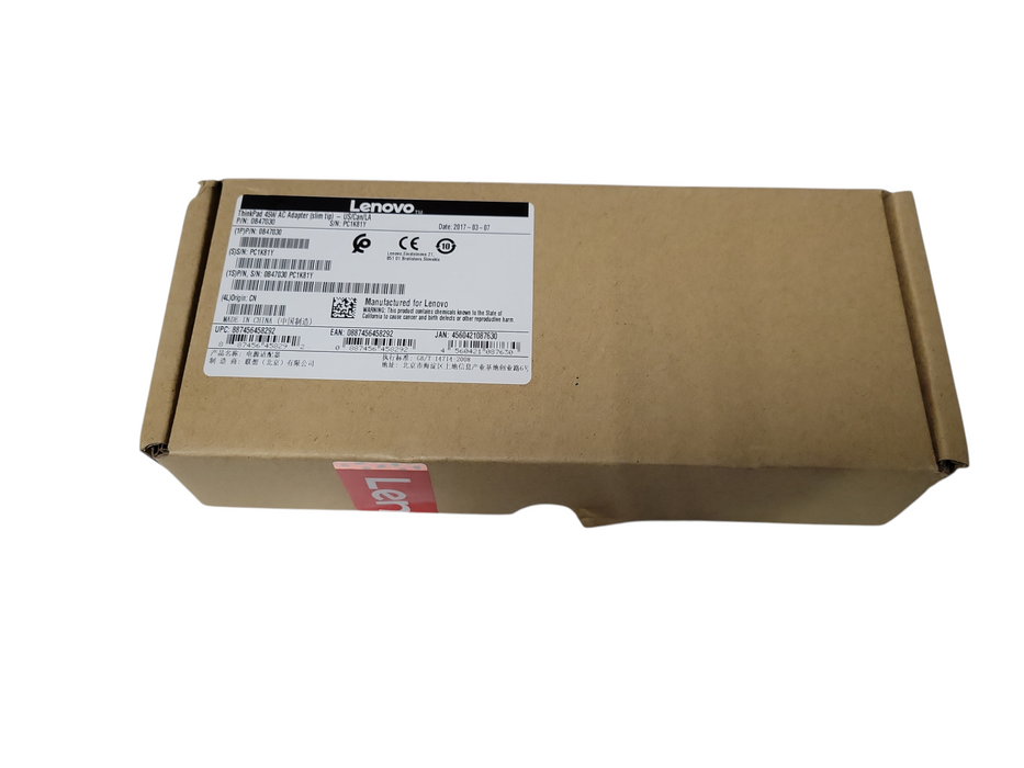 Lenovo 0B47030 45W AC Slim Tip Adapter for ThinkPad NEW