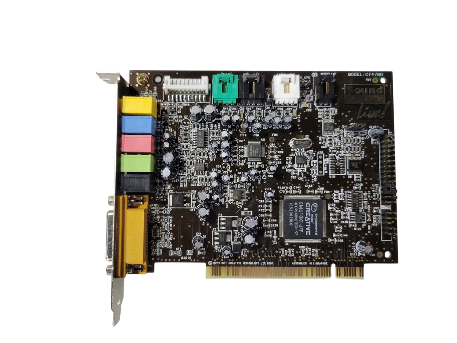 Creative Sound Blaster Live! CT4780 PCI Sound Card Used Tested Working